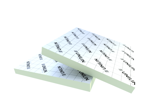 Plaque isolante avec pente intégrée pour les toitures plates, convient également au collage